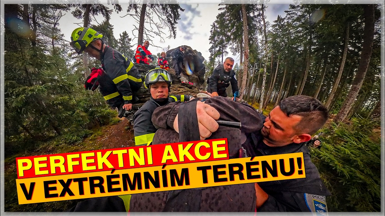 🔥 Záchrana na ferratě u Aše – společné cvičení složek IZS 🔥 HZS Aš