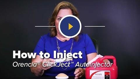 How to Inject ORENCIA (abatacept) ClickJect™ Autoinjector