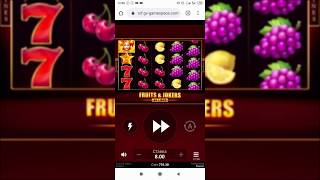 Занос на казино ПариМатч! Fruits & Jokers, Super Mega Win!