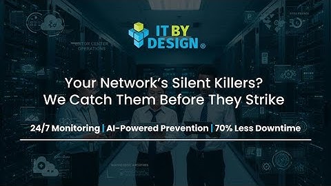 24/7 NOC Monitoring with AI-Powered Precision | IT By Design