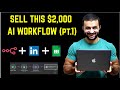 Sell This $2,000 AI Workflow (Pt. 1) | LinkedIn Content Gen with N8N + ChatGPT + Sheets