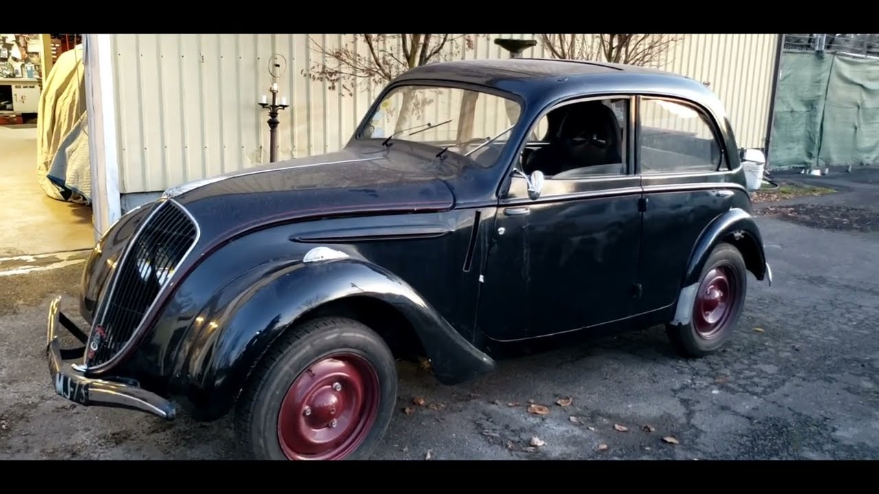 Come ride along in a cranky old 1948 Peugeot 202 - YouTube