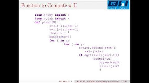 Ex:2 Familiarization of Scientific Computing