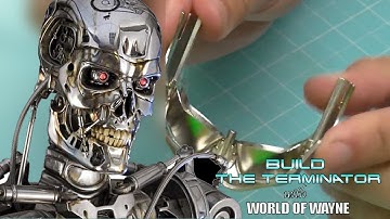 Build the Terminator - Part 10 - Inner Eye Sockets and Right Middle Finger