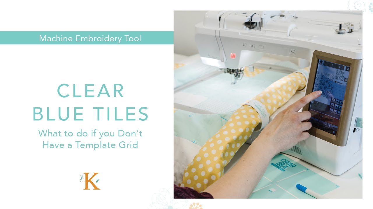 07 Прозрачные синие плитки: что делать, если у вас нет шаблонной сетки?