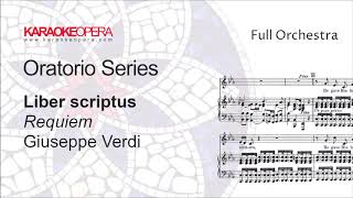 Karaoke Opera Liber Scriptus - Verdi Requiem Orchestra Only Version With Score