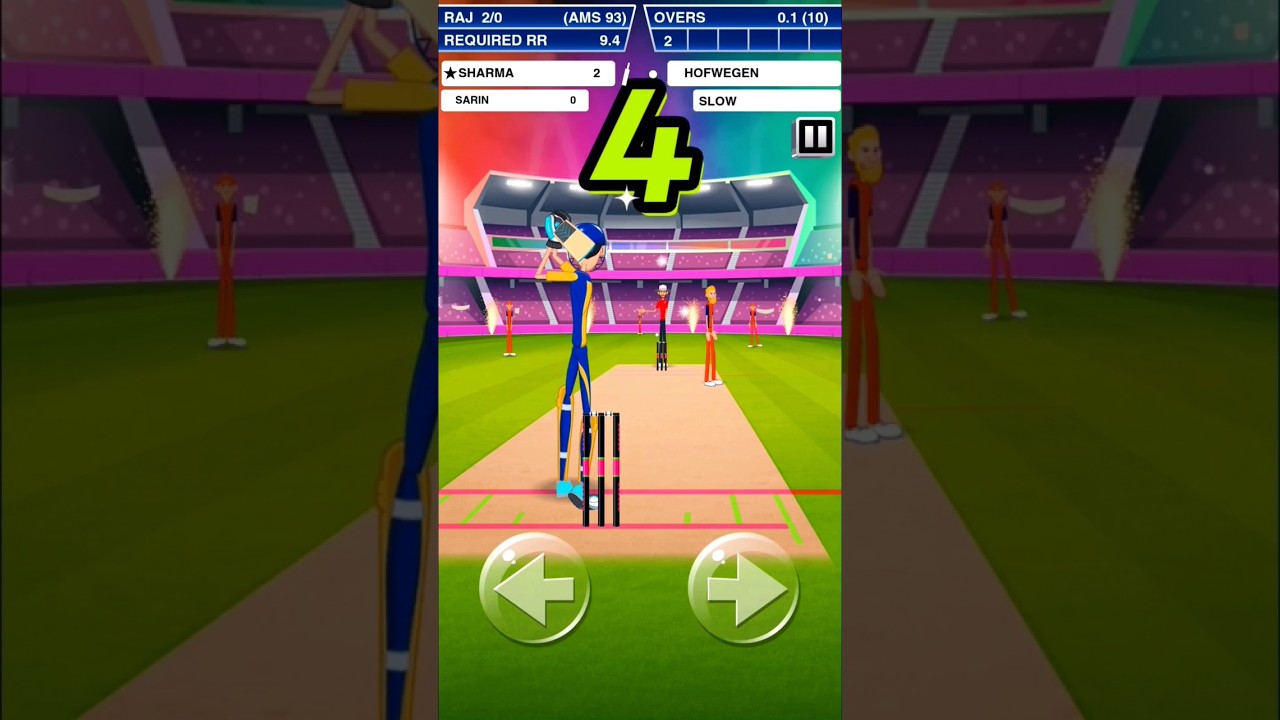 Beating Stick Cricket Score in Real life 🎯.