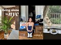 Moving into my NYC Apartment | shopping, organizing &amp; settling in