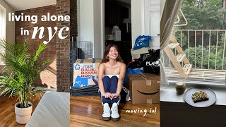 Moving into my NYC Apartment | shopping, organizing & settling in