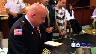 Former firefighter sentenced for arson, family%2