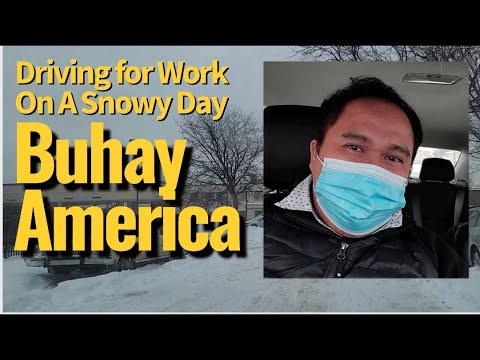 WORKING ON A SNOW DAY | BLIZZARD IN CHICAGO | BUHAY AMERICA | PINOY IN AMERICA | PUDIK TV | 4K HD SD