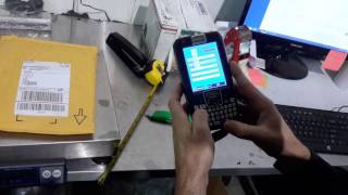 Track pad receiving process