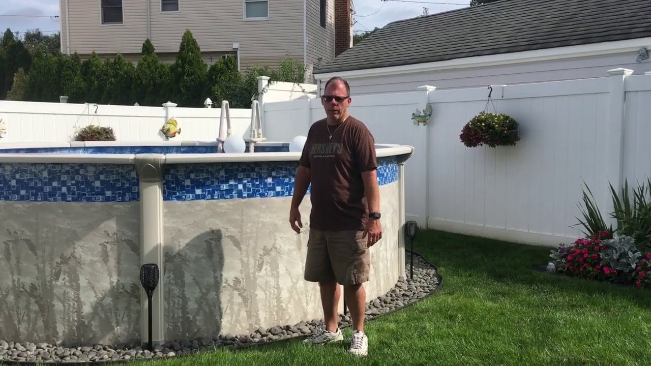 How to close an above ground pool Part 2. YouTube