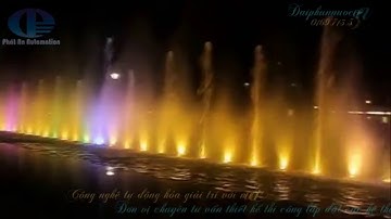 Sản xuất lắp đặt hệ thống nhạc nước, đài phun nước nghệ thuật