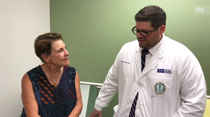 Gayle Osborne with Dr. Daniel Hoffman