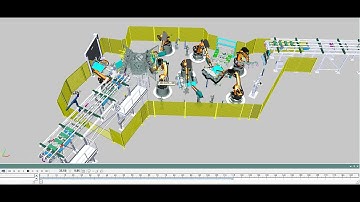 Robotic Simulation in Process Simulate - Movie