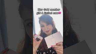 Dior Gold member gift & limited case💄💞@diormakeup #dior #unboxing #beauty #uk #diorbeautylovers