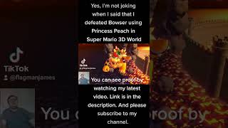 PRINCESS PEACH GETS REVENGE ON BOWSER IN SUPER MARIO 3D WORLD!