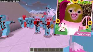 MOMON BANGUN RUMAH AMAN DARI MONSTER ATUN di MINECRAFT @BANGJBLOX