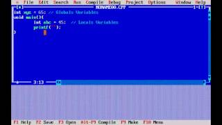 C Programming Tutorial - 6 - in Sindhi - Local Variables and Global Variables