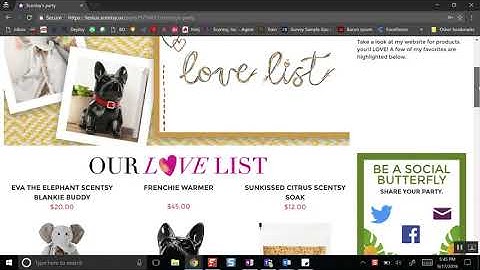 Learn How To Share a Scentsy Party Page Link