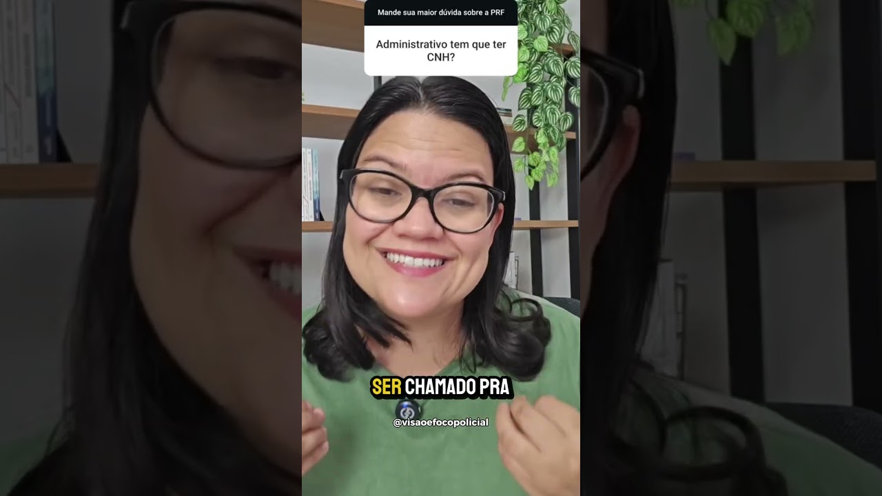 🚨 De olho nos cargo administrativo da PRF, mas na dúvida se é exigido a CNH? Assista a esse vídeo a