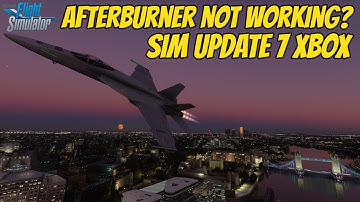 MSFS2020 F18 AFTERBRUNER NOT WORKING ON XBOX ?