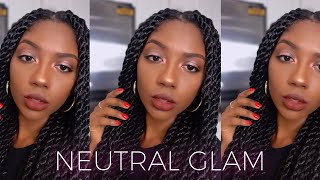 Neutral Summer Glam | Colourpop Cosmetics, Uoma Beauty, Fenty Beauty | Niara Alexis