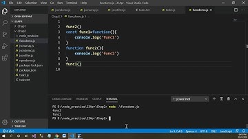 const/var function in Node js