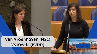 Van Vroonhoven (NSC) VS BOZE Non-Binaire Kostic (PVDD): "De nieuwe TRANSGENDER WET gaat TE VER!"