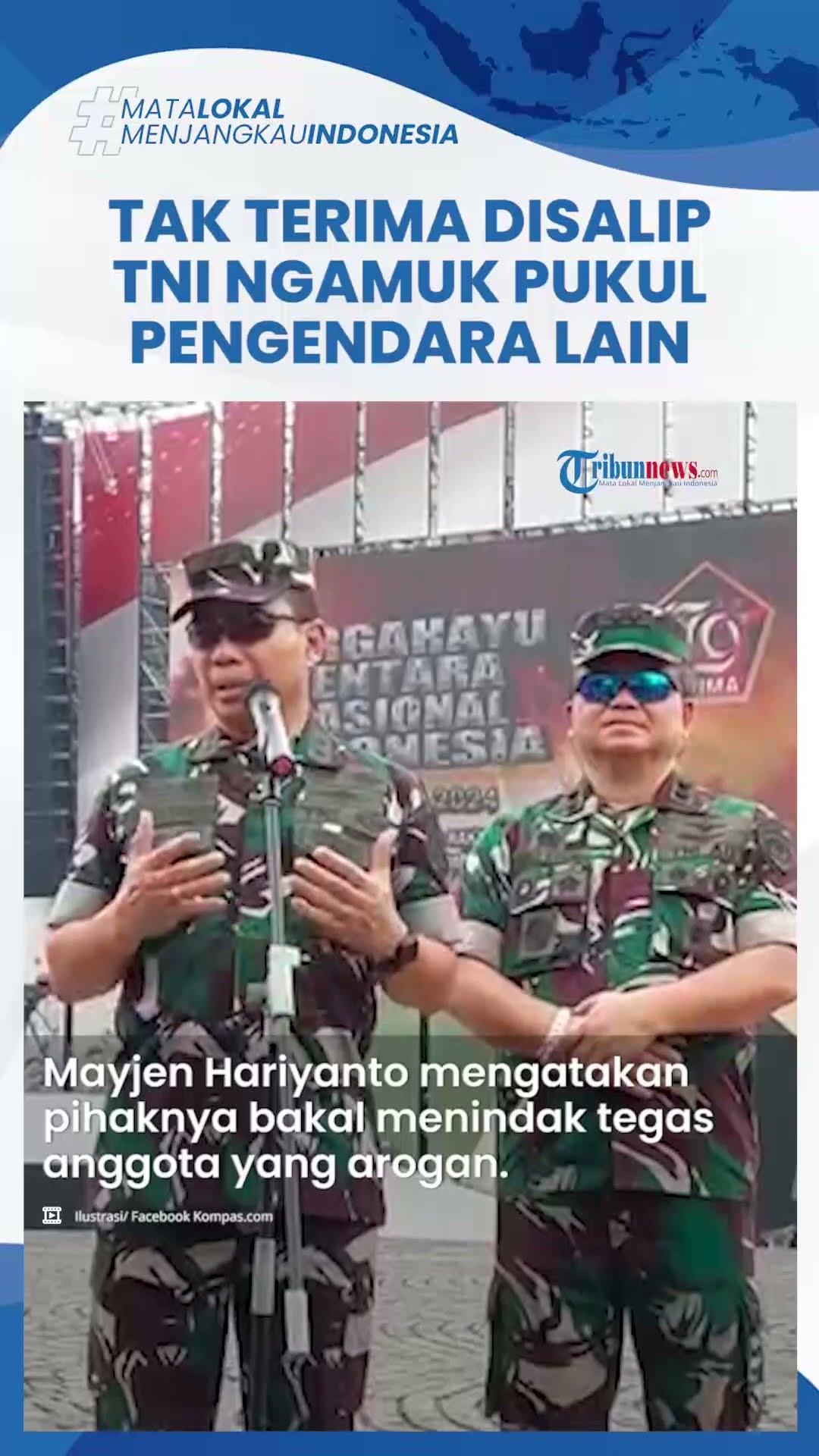 Viral Video Oknum TNI Pukul Pengendara, Diduga Tak Terima Jalurnya Disalip, Kapuspen Turun Tangan
