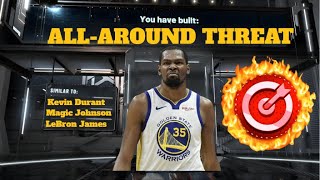 *NEW* RARE ALL-AROUND THREAT BUILD IN NBA 2K23! SUPER RARE OVERPOWERED DEMIGOD BUILD IN NBA 2K23!