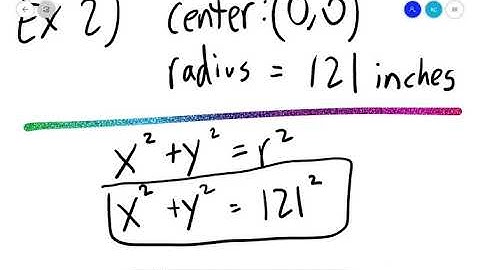 Equations of Circles Part 2: The distance formula, generalized.