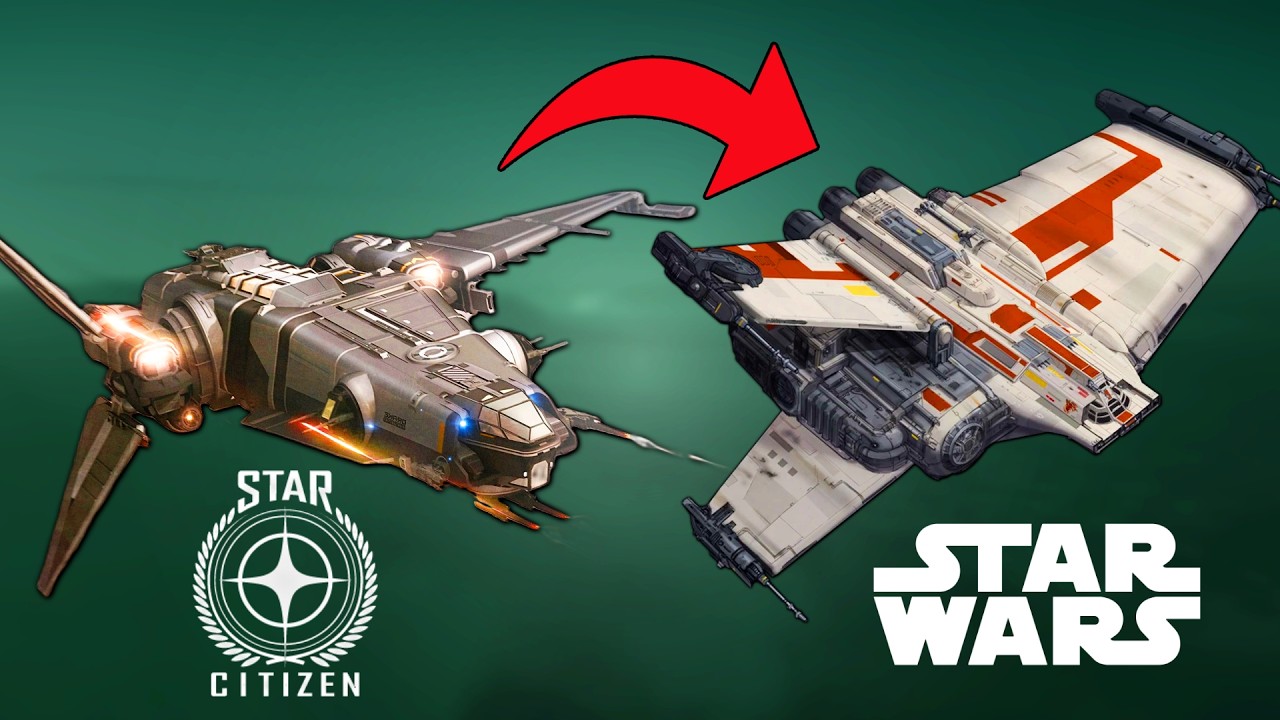 10 Star Citizen Ships That Are Secretly Star Wars Ships (X-Wing, Razor  Crest, \u0026 More!), image size:1280x720