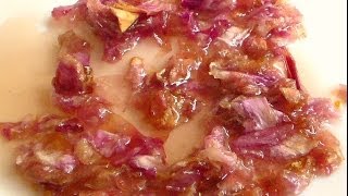 Reteta! Petale conservate in miere - Rose petals preserved in honey recipe