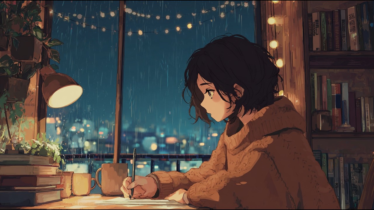 Rainy Night Focus – Cozy California Apartment Lo fi Beats for Deep ...