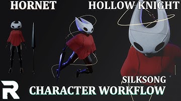 3D Modeling Hornet from Hollow Knight: Silksong | 3D Character Tutorial in Maya
