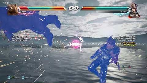Tekken 7 Lars d+3,1 combos vs Bears