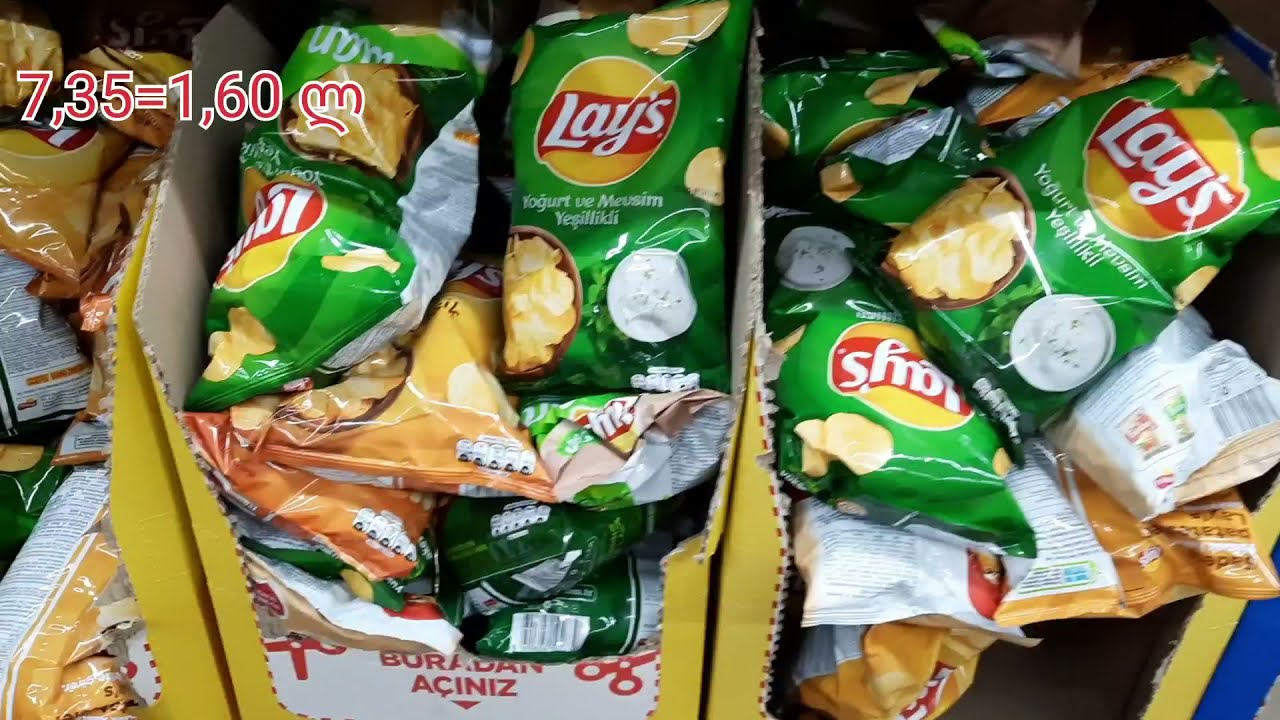 პროდუქტების ფასები თურქეთში(BiM-ის მარკეტში)