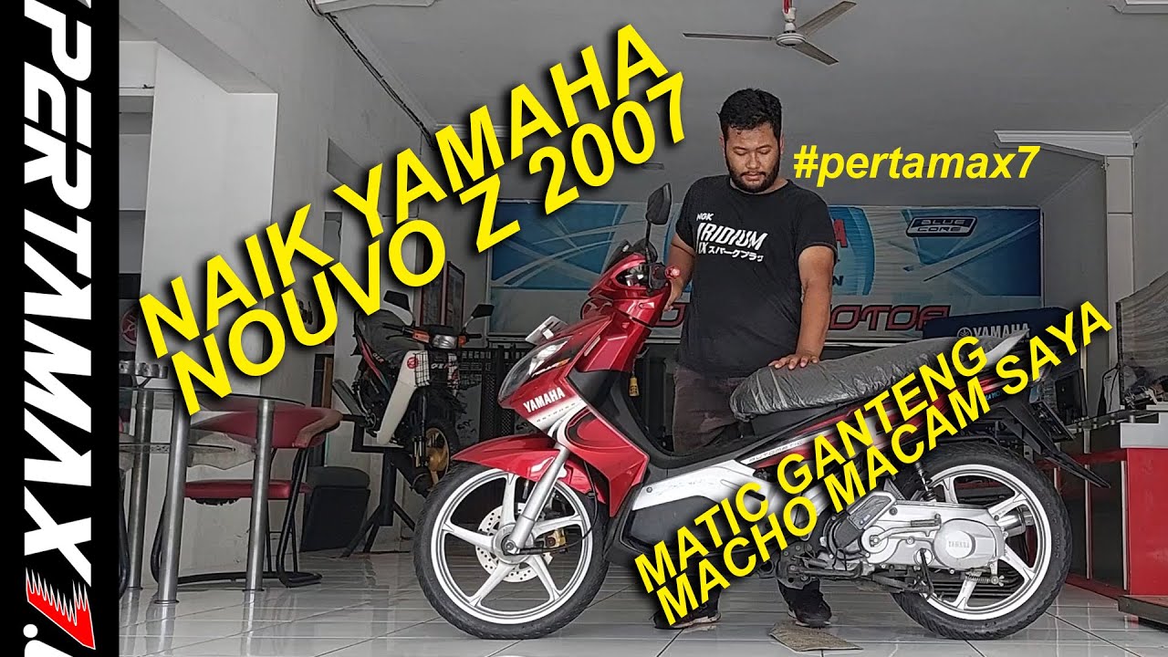 Orang Pendek Naik Yamaha Nouvo Z 🛵 Sejinjit Apa🤔 Matic Pria Macho