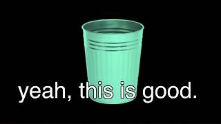bill wurtz's throw away the garbage pail but the chords are shown