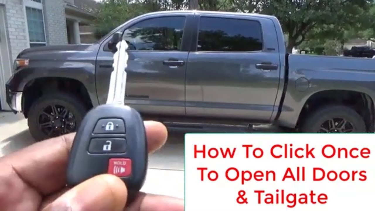 How To Unlock All Doors And Tailgate By Clicking Your Key Fob Once On