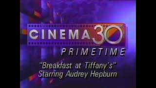 WAWS-TV Fox 30 (Now WFOX-TV) “Cinema 30, We Now Return” “Breakfast at Tiffany’s” (1987)