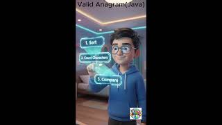 Valid Anagram Made Easy with Cartoon 🧠 | DSA | Java