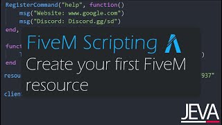 FiveM Scripting 1 - Create Your First FiveM Resource (Lua for beginners)