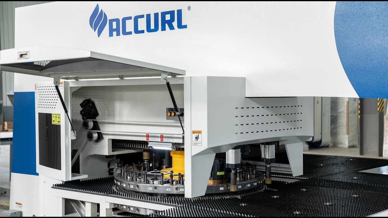 CNC Turret Punch Press ACCURL ES NT Series Electro Servo Punching ...
