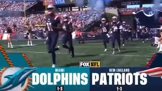 Dolphins Vs Patriots Nfl On Fox Intro/Theme Week 5 Nfl 2024