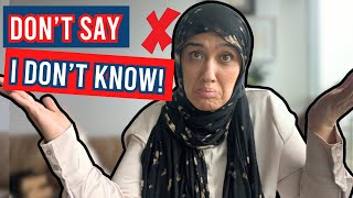 Stop saying, “I don’t know” in IELTS Speaking. Do this instead