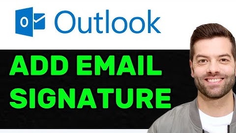 NEW! How To Add Email Signature Outlook In 2025! (FULL GUIDE)