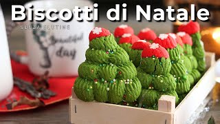 Christmas tree cookies, gluten-free